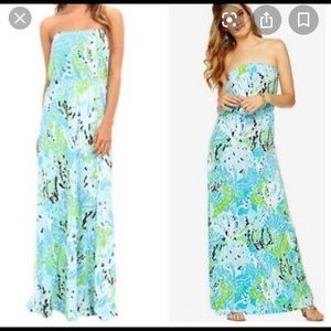Blue ChaCha Lilly Pulitzer Maxi Dress